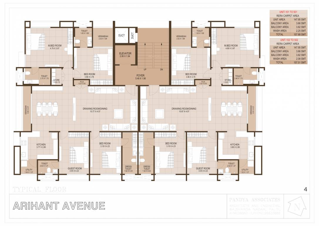  arihant avenue Arihant Avenue Typical Cluster Plan