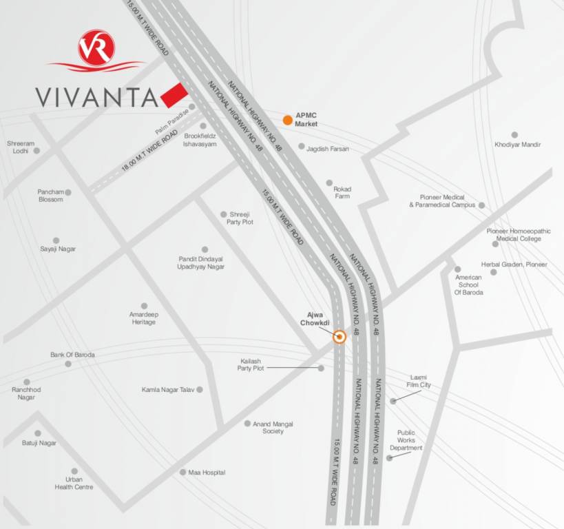 vivanta Location Plan