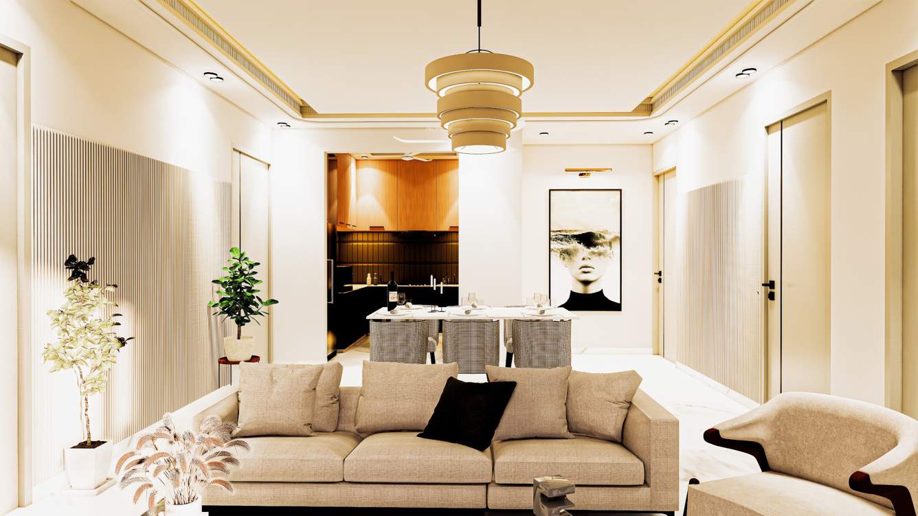 myra buildwell apartment Living Area