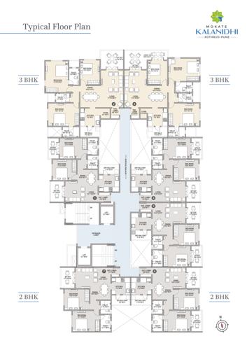  mokate-kalanidhi Mokate Kalanidhi Cluster Plan for Typical Floor
