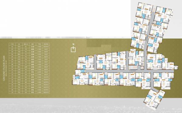  royal-park Block A Cluster Plan