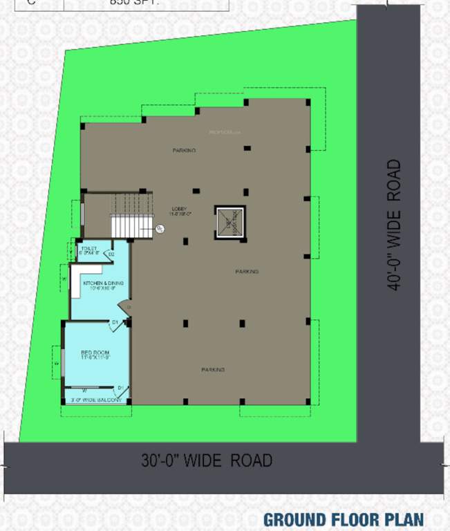  shamriddhi housing society Shamriddhi Housing Society Cluster Plan for ground Floor