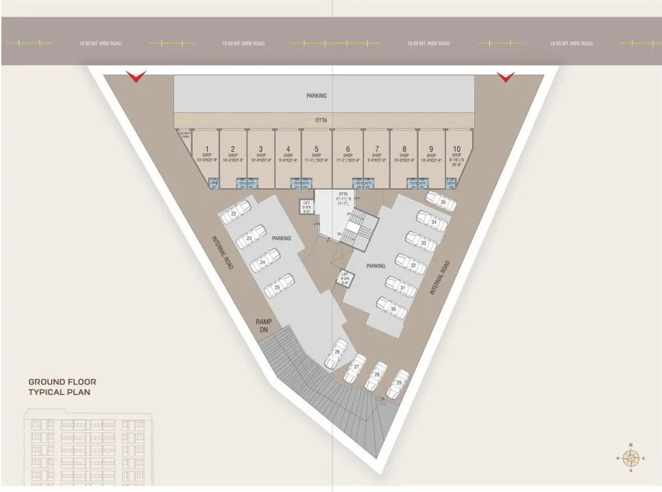 purv imperia Block A Cluster Plan