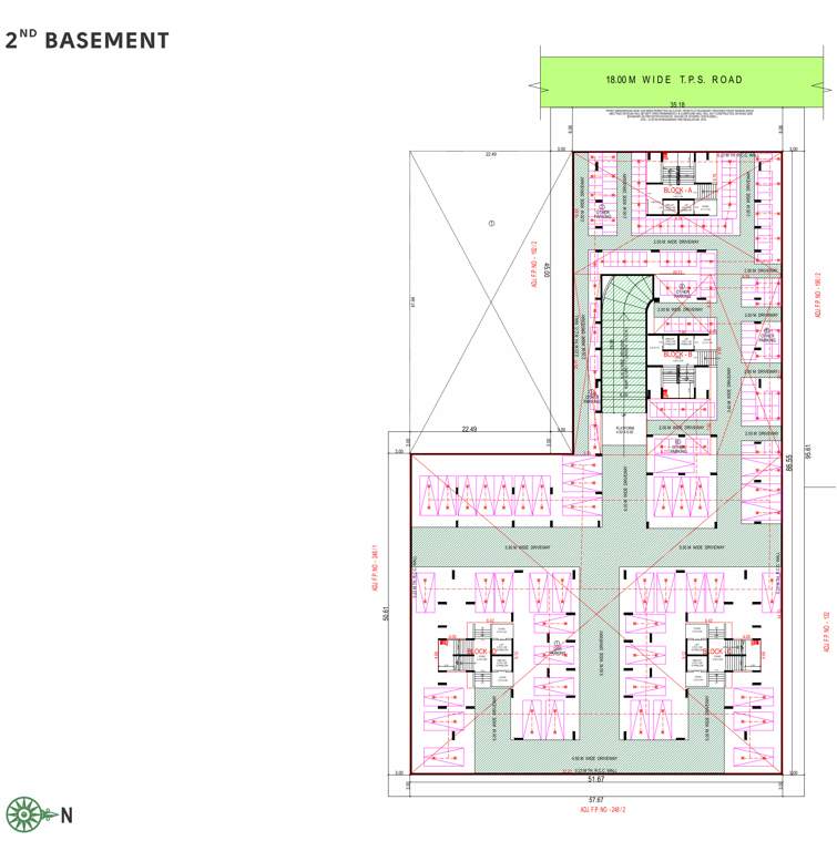  vianna Block A To D Cluster Plan for Basement 2 Floor