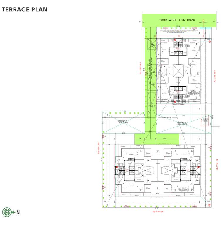  vianna Block A To D Cluster Plan for Terrace  Floor
