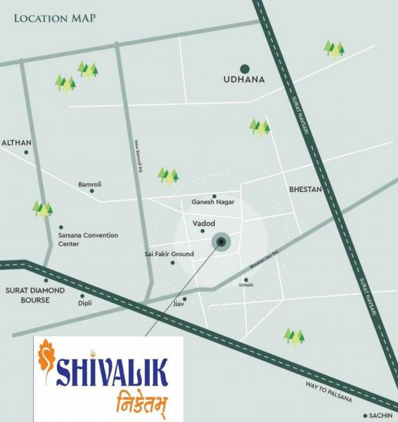 Location Plan shivalik-niketam Location Plan