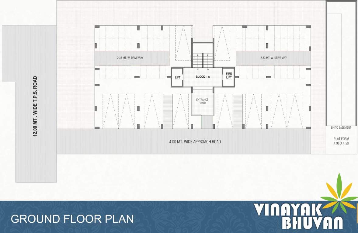  vinayak bhuvan A Ground Cluster Plan