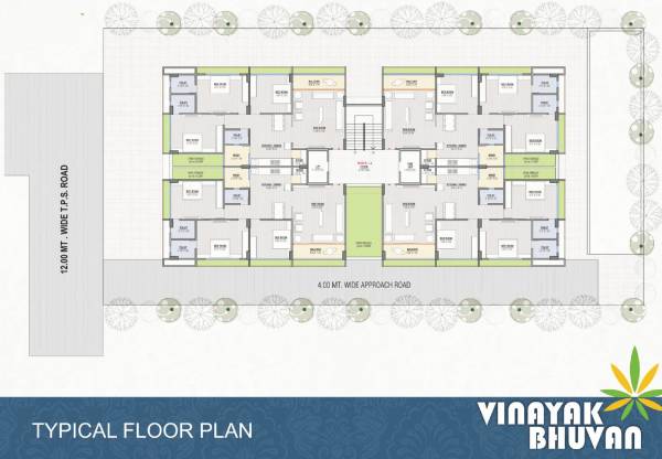  vinayak-bhuvan A Typical Cluster Plan