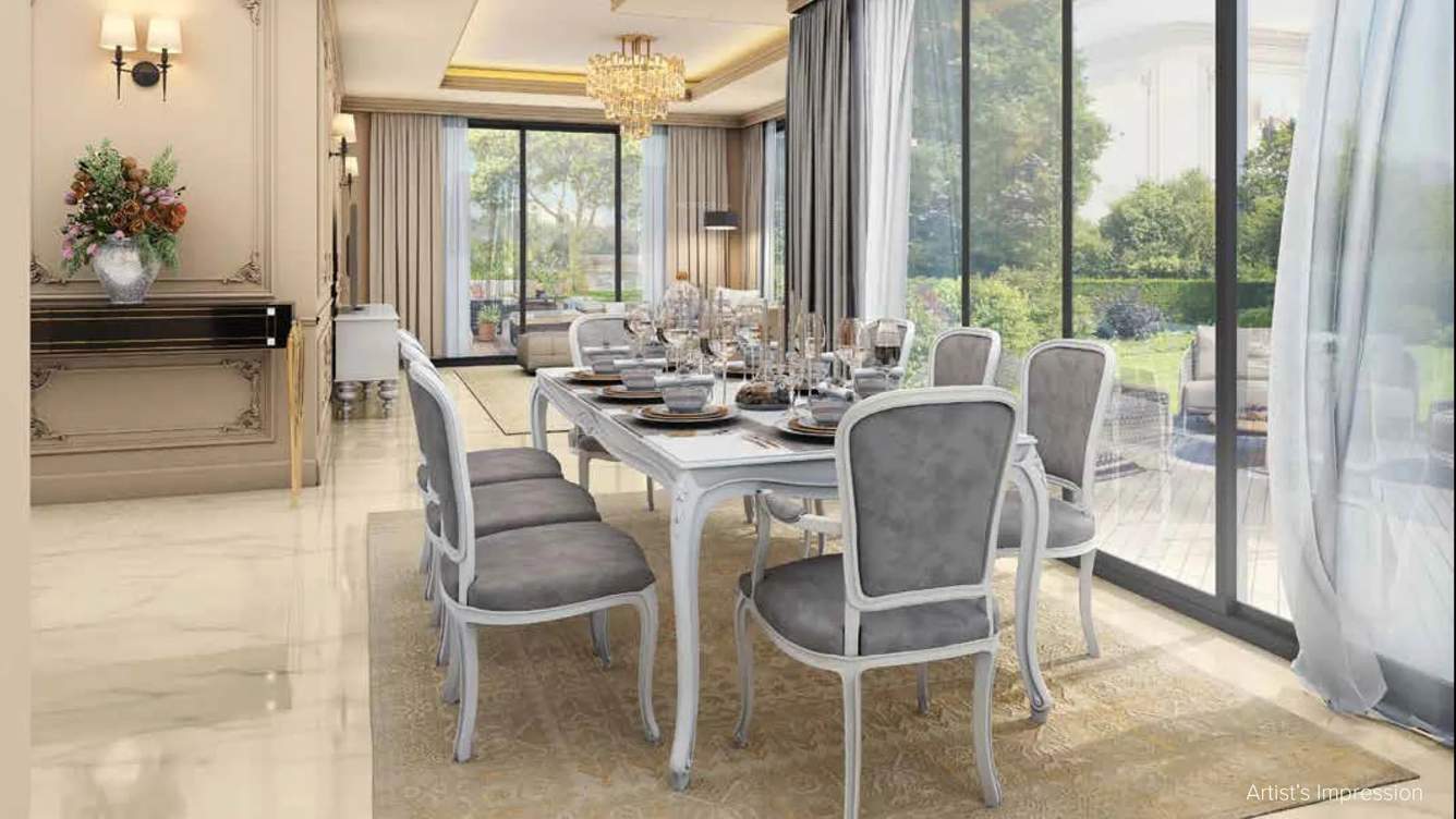  the prestige city hyderabad apartments Dining Area