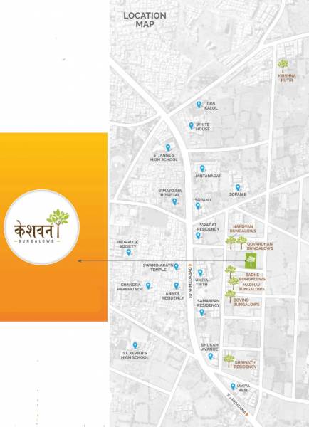  bungalows Location Plan
