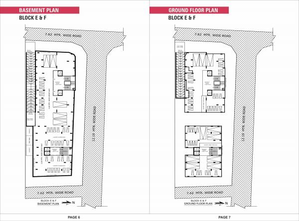  suviral-apartment Block E Cluster Plan for Basement And ground Floor