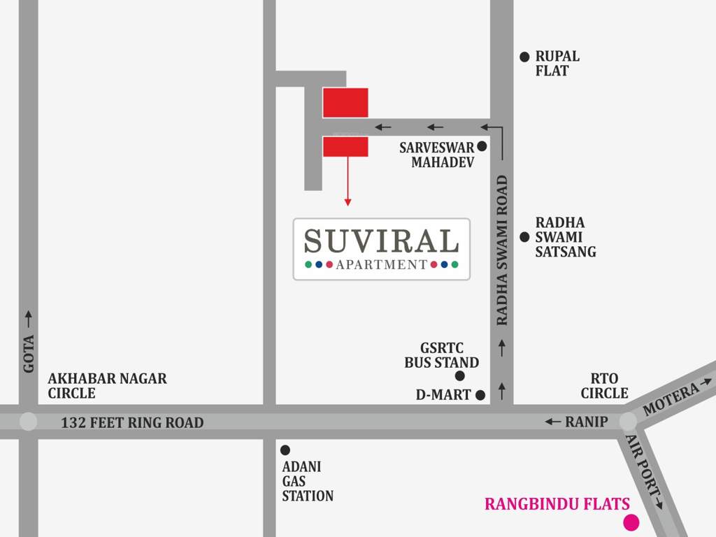  suviral apartment Location Plan