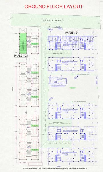  tulsi-galaxy-phase-2 K To O Cluster Plan For Ground Floor