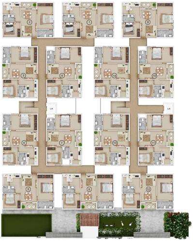  erica Brahmha Erica Cluster Plan from 1st to 5th Floor