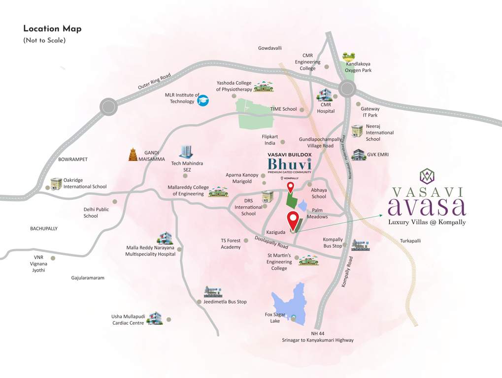  avasa Location Plan
