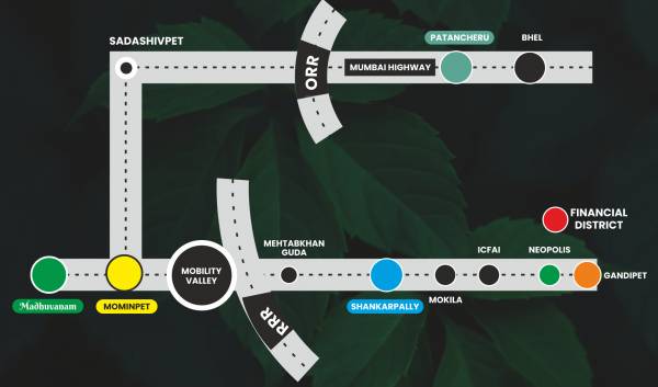  madhuvanam Location Plan