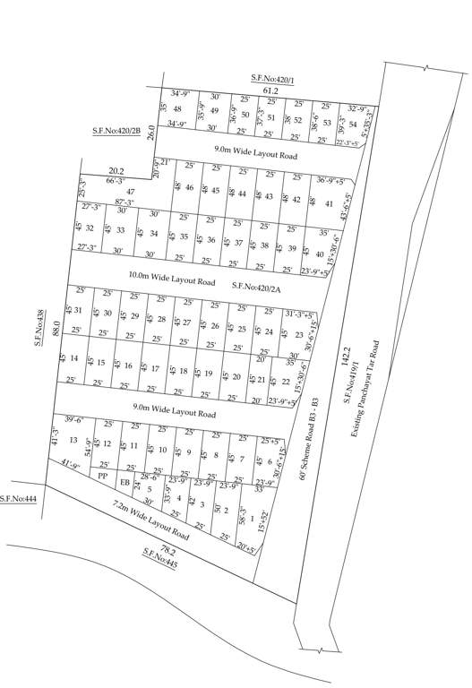  om sakthi castle phase ii Layout Plan