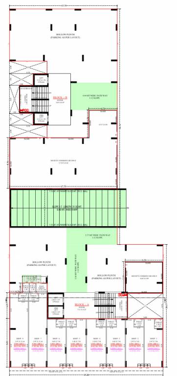  royal Block A And B Cluster Plan For Ground Floor