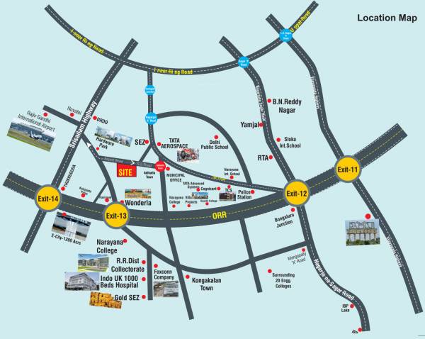  heights Location Plan