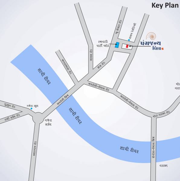  panchjanya-villa Location Plan
