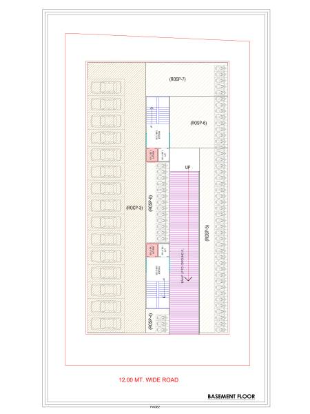  solitaire Block A And B Cluster Plan for Basement Floor