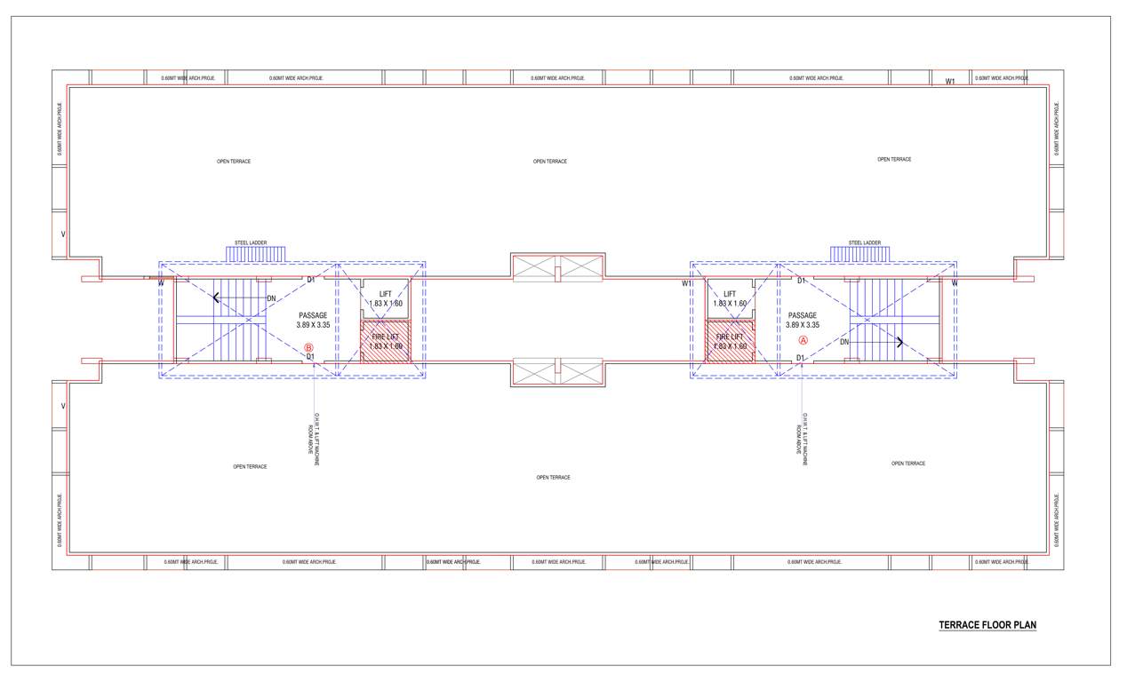  solitaire Block A And B Cluster Plan for Terrace Floor