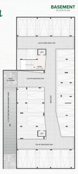  al-hayat A, B Basement  Cluster Plan