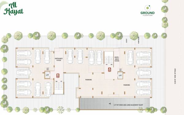  al-hayat A, B Ground Cluster Plan