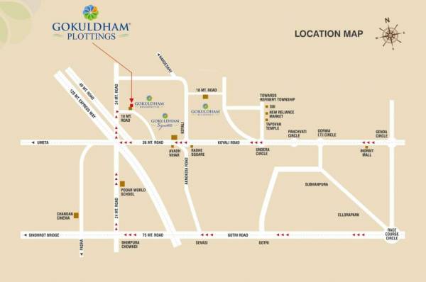 Location Plan gokuldham-plottings Location Plan