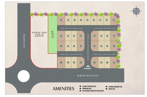 Layout Plan trilok-bunglows Layout Plan