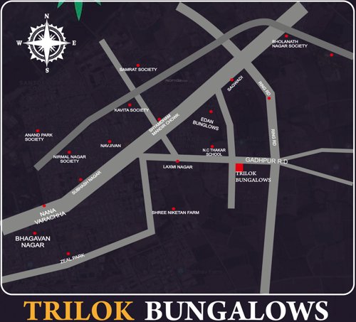 Location Plan trilok-bunglows Location Plan