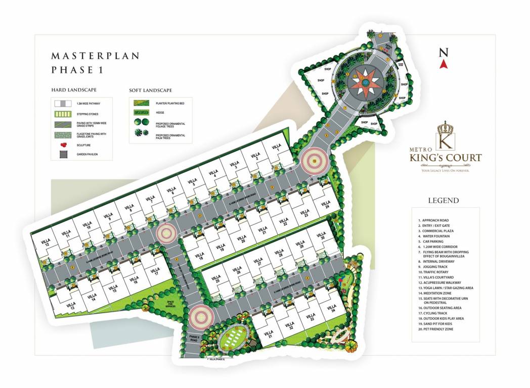  metro kings court Master Plan