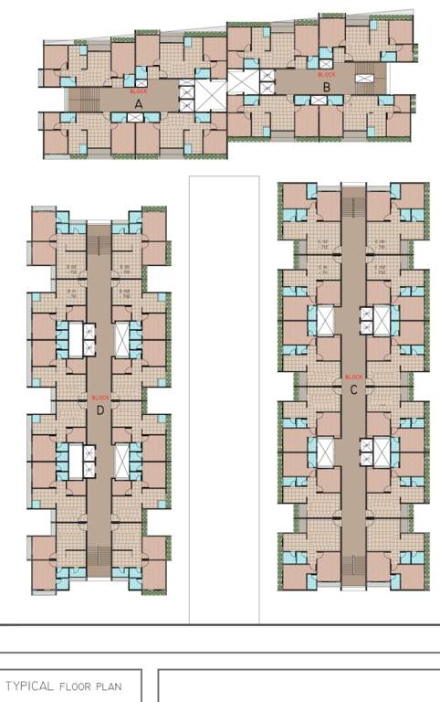  spring city A To D Typical Cluster Plan