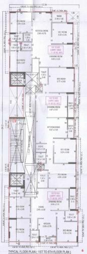  sainath-apartment Sainath Apartment Cluster Plan from 1st to 6th Floor