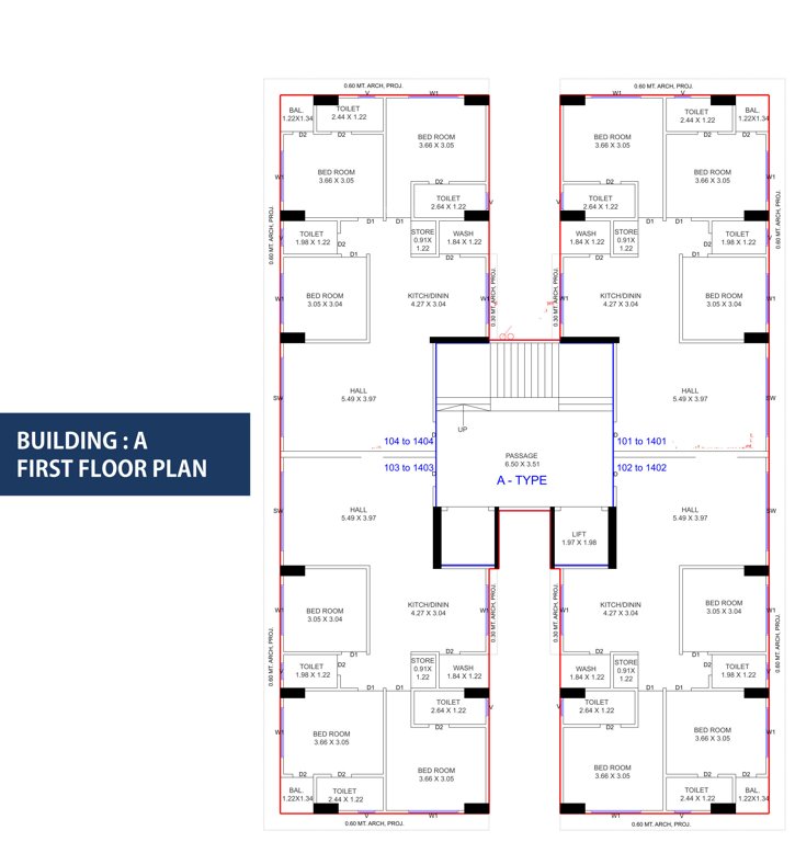 sky heaven A Cluster Plan For 1st Floor