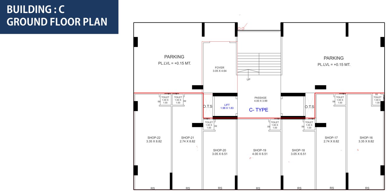 sky heaven C Cluster Plan For Ground Floor