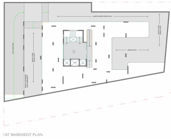  siesta Unit I 1st Basement Cluster Plan