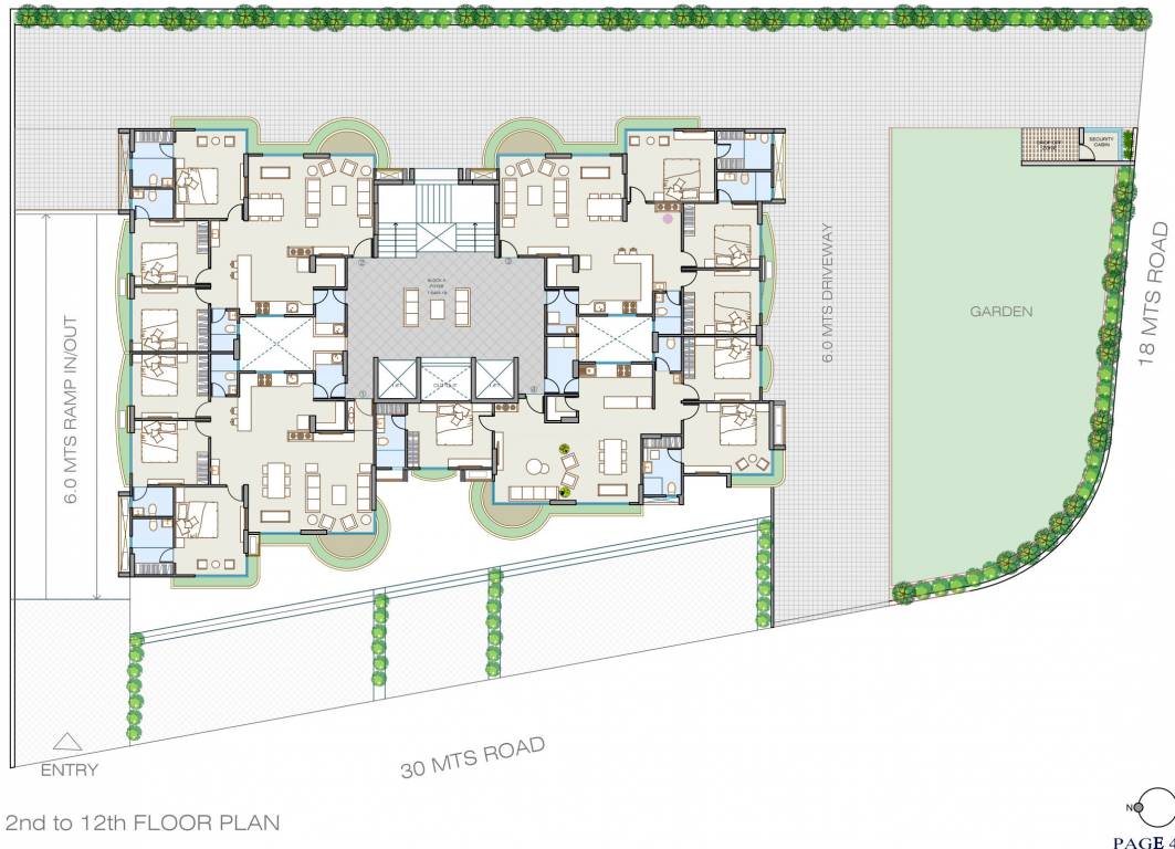  siesta Unit I Cluster Plan From 2nd To 12th Floor