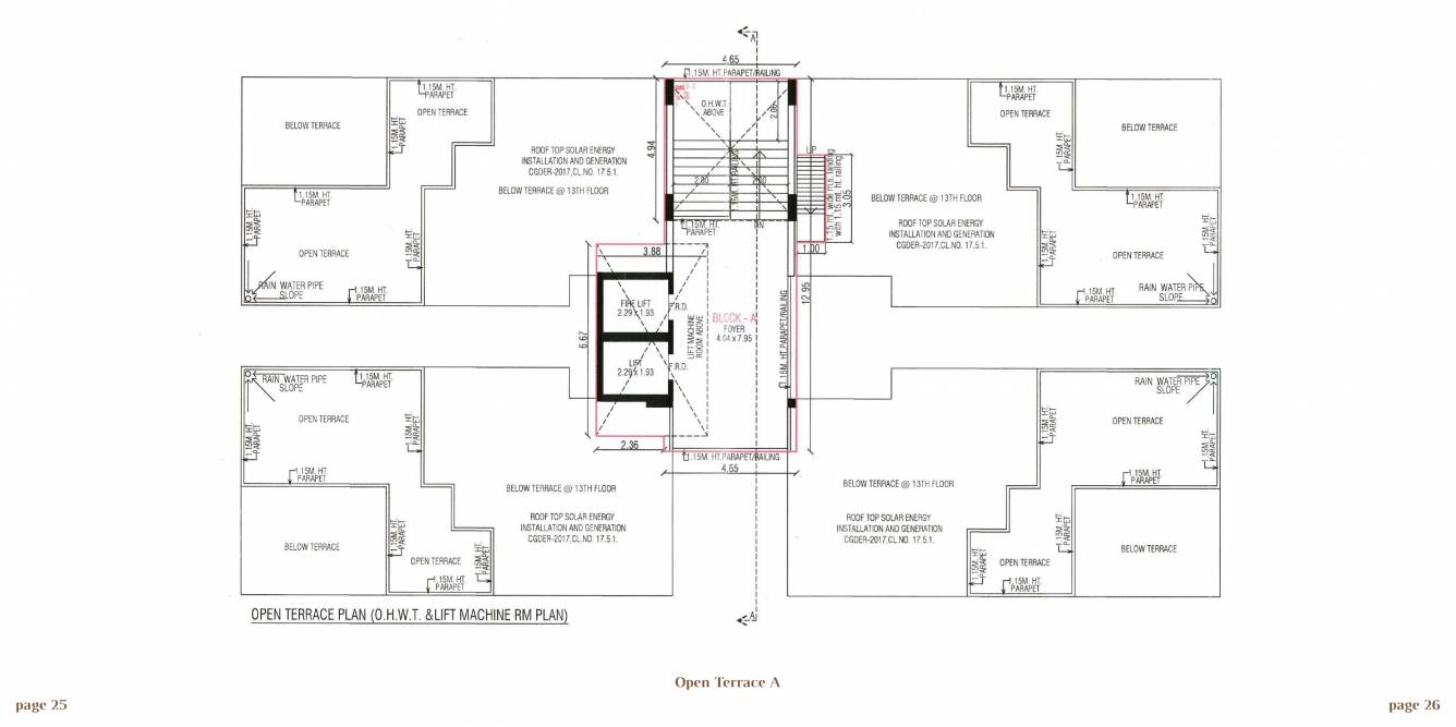  emerald Block A Terrace Cluster Plan