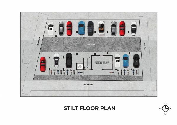  vaikunth Vaikunth Cluster Plan for ground Floor