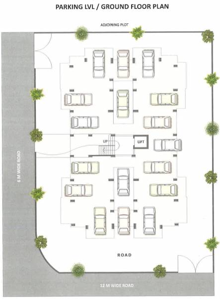  heights-building-b Building B Cluster Plan for ground Floor