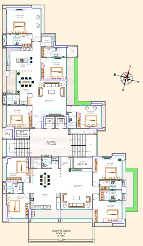 The Platinum River Cluster Plan for 2nd Floor the-platinum-river The Platinum River Cluster Plan for 2nd Floor