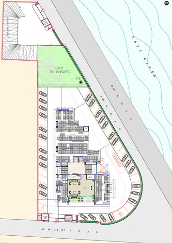 The Platinum River Cluster Plan for ground Floor the-platinum-river The Platinum River Cluster Plan for ground Floor