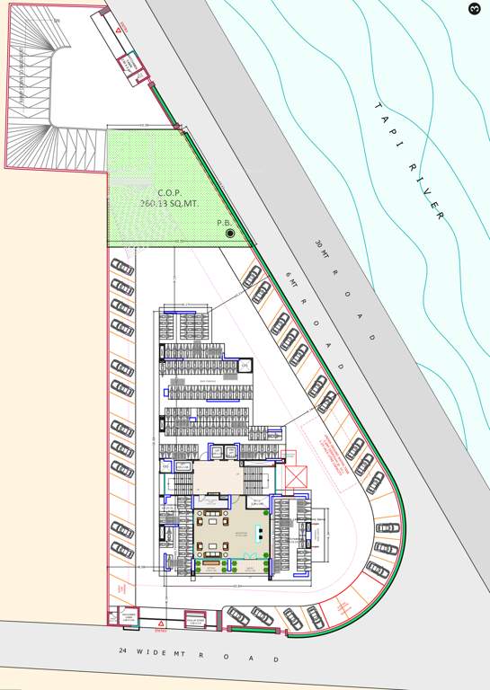  the platinum river The Platinum River Cluster Plan for ground Floor
