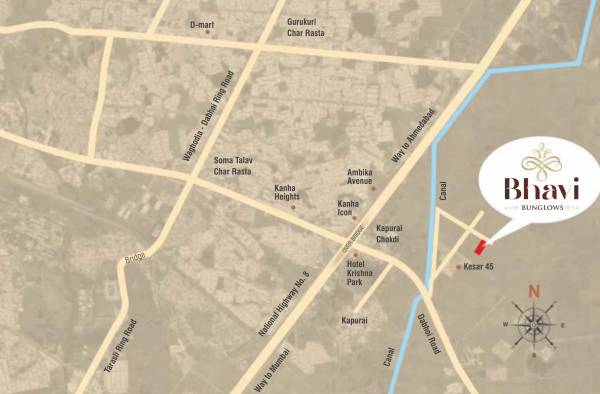  bhavi-bungalows Location Plan