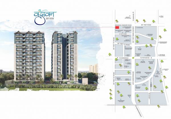  vrundavan-skyview Location Plan