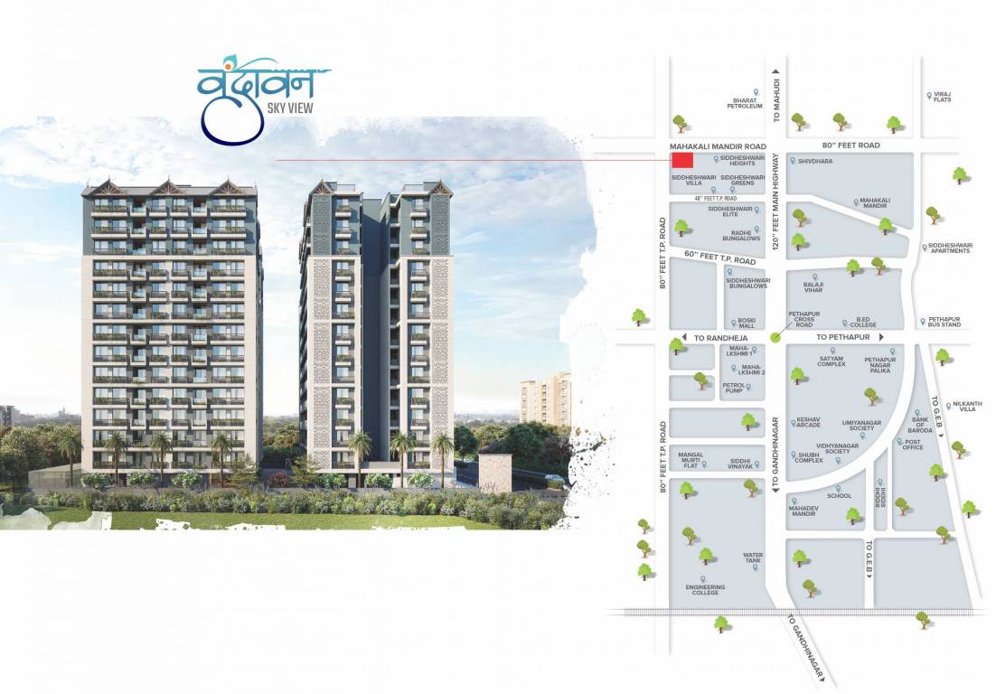  vrundavan skyview Location Plan