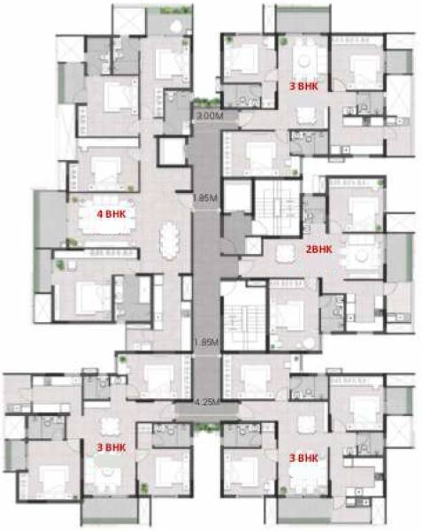  the-high-line-park The High Line Park Typical Cluster Plan