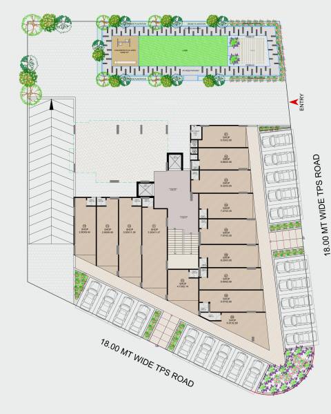  pride Block A Cluster Plan For Ground Floor