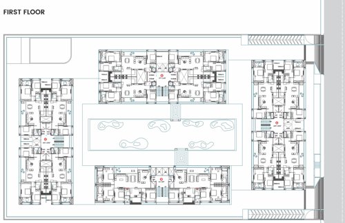  shreedhar-shrine A To D Cluster Plan For 1st Floor